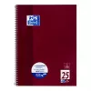 Writing Notebook Oxford 100050355 A4 80 Sheets Bordeaux