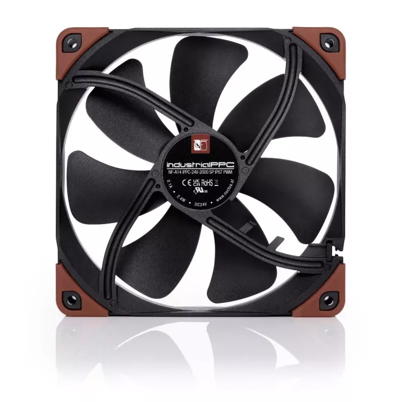 Fan Noctua NF-A14 14 cm 500-2000 RPM Black Brown