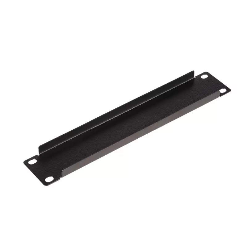 Blank panel EQUIP EZBP-10-B — metal, black, 1U, 123 g