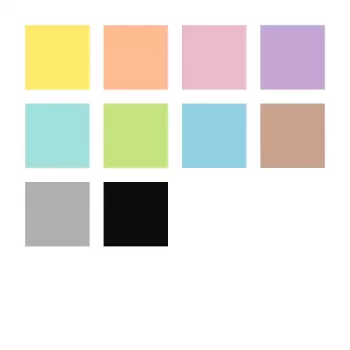 Marker Staedtler 364 C 10 pc(s) Chisel tip Black Brown Light Blue Light grey Lime Mint Peach Pink Violet Yellow