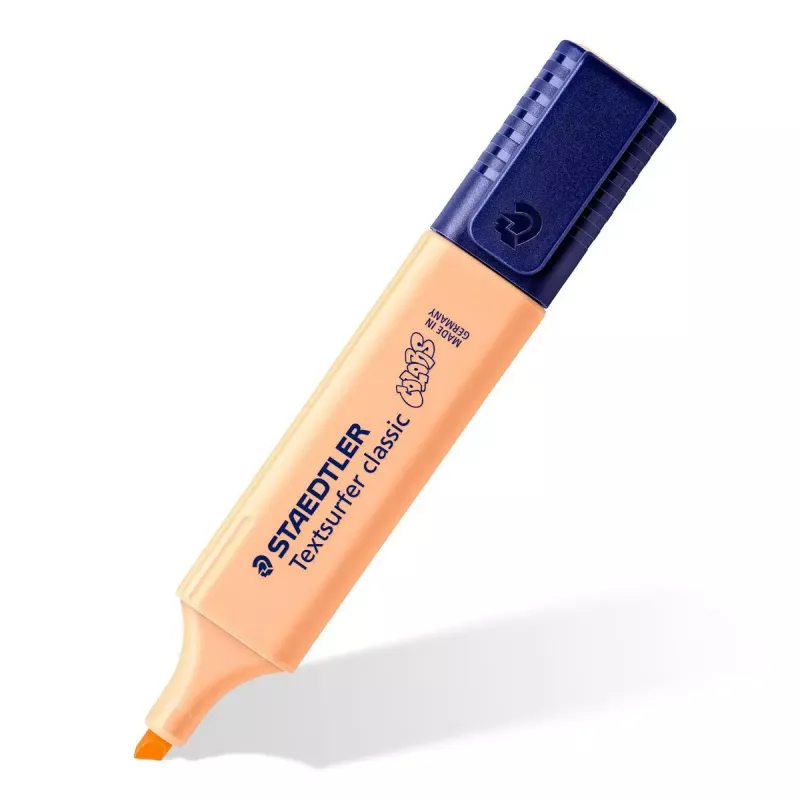Marker Staedtler 364 C 10 pc(s) Chisel tip Black Brown Light Blue Light grey Lime Mint Peach Pink Violet Yellow