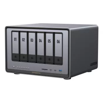 Ugreen DXP6800 Pro NAS Desktop Intel® Core™ i5 8 GB DDR5 Grey, Black