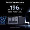 Ugreen DXP6800 Pro NAS Desktop Intel® Core™ i5 8 GB DDR5 Grey, Black