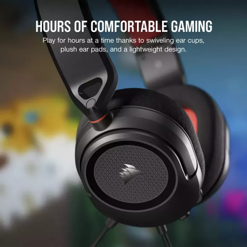 Headset Corsair HS35 v2 Wired Gaming Blue 1.8m Cable 470g
