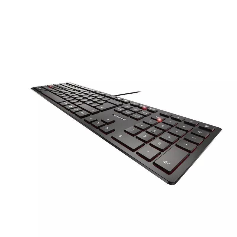 CHERRY KC 6000 Slim keyboard Universal USB AZERTY Belgian Black