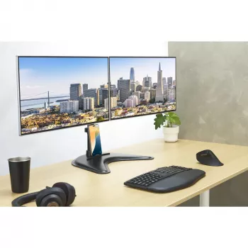 Kensington SmartFit Ergo Freestanding Dual Monitor Stand, Freestanding, 20 kg, 68.6 cm (27 inch), 100 x 100 mm, Height adjustment, Black