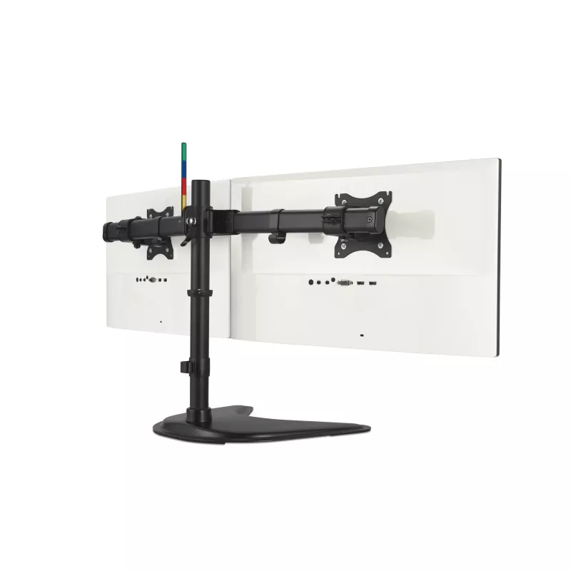 Kensington SmartFit Ergo Freestanding Dual Monitor Stand, Freestanding, 20 kg, 68.6 cm (27 inch), 100 x 100 mm, Height adjustment, Black