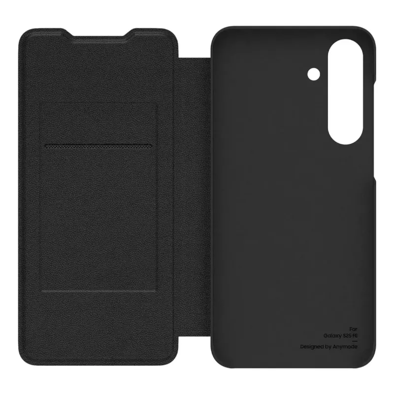 Flip Case Samsung Galaxy S25 FE 6.7 inch Black Monochromatic