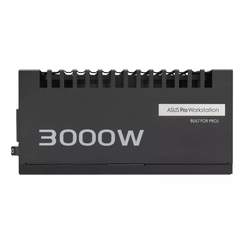 Power supply unit ASUS Pro WS 3000 W ATX 3.1 80 PLUS Platinum fully-modular, 20+4 pin, 4×16-pin PCIe, 12×SATA, black