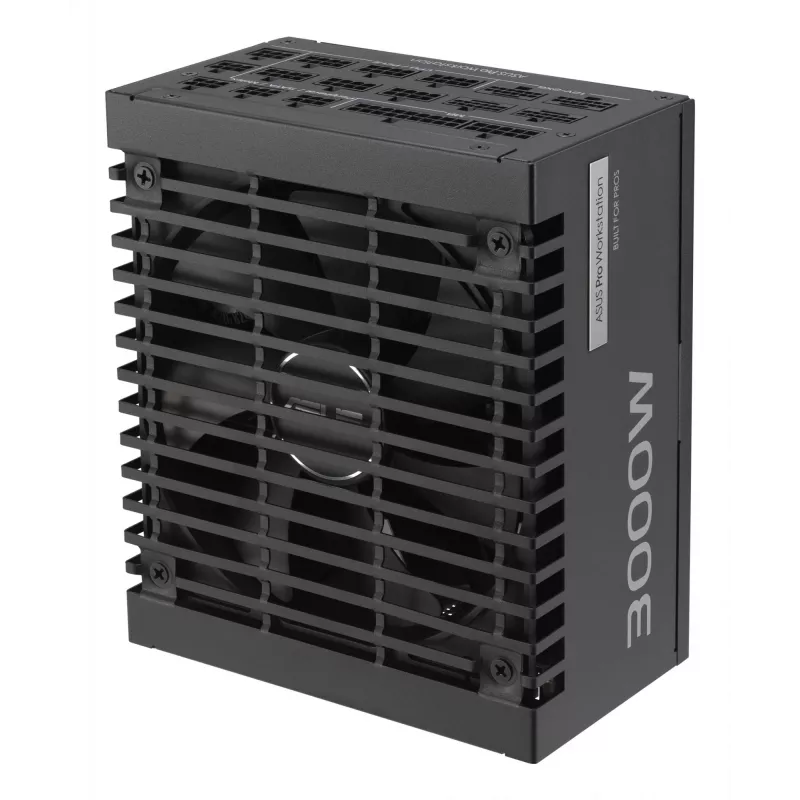 Power supply unit ASUS Pro WS 3000 W ATX 3.1 80 PLUS Platinum fully-modular, 20+4 pin, 4×16-pin PCIe, 12×SATA, black