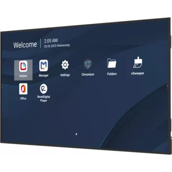 Professional 98 inch 4K Commercial Display VIEWSONIC CDE9831-1C, 3840x2160, 500 cd/m², Android 14, 24/7