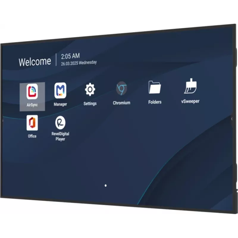 Professional 98 inch 4K Commercial Display VIEWSONIC CDE9831-1C, 3840x2160, 500 cd/m², Android 14, 24/7