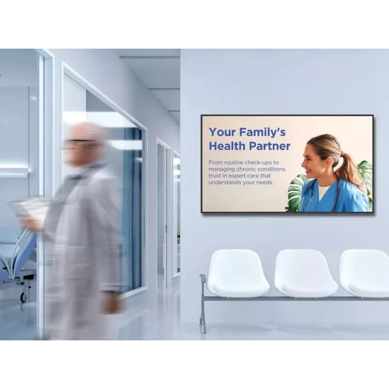 Professional 98 inch 4K Commercial Display VIEWSONIC CDE9831-1C, 3840x2160, 500 cd/m², Android 14, 24/7