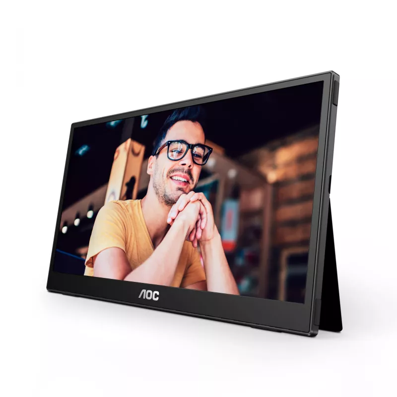 AOC 16T3EA portable TV/monitor Black 39.6 cm (15.6 inch) 1920 x 1080 pixels