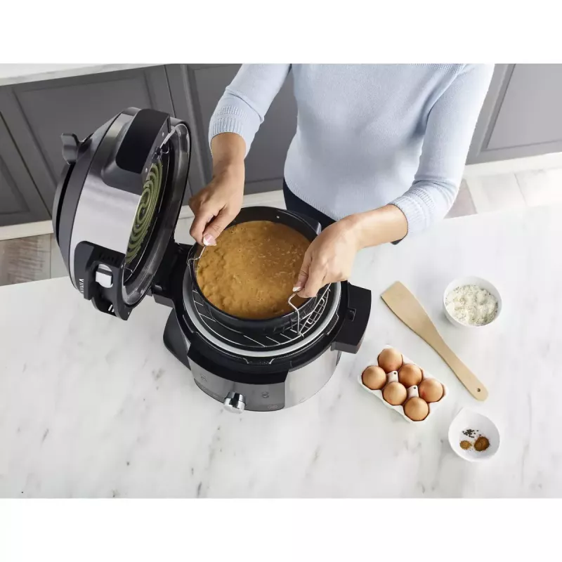 Ninja OL650EU multi cooker 7.5 L 1760 W Black, Stainless steel