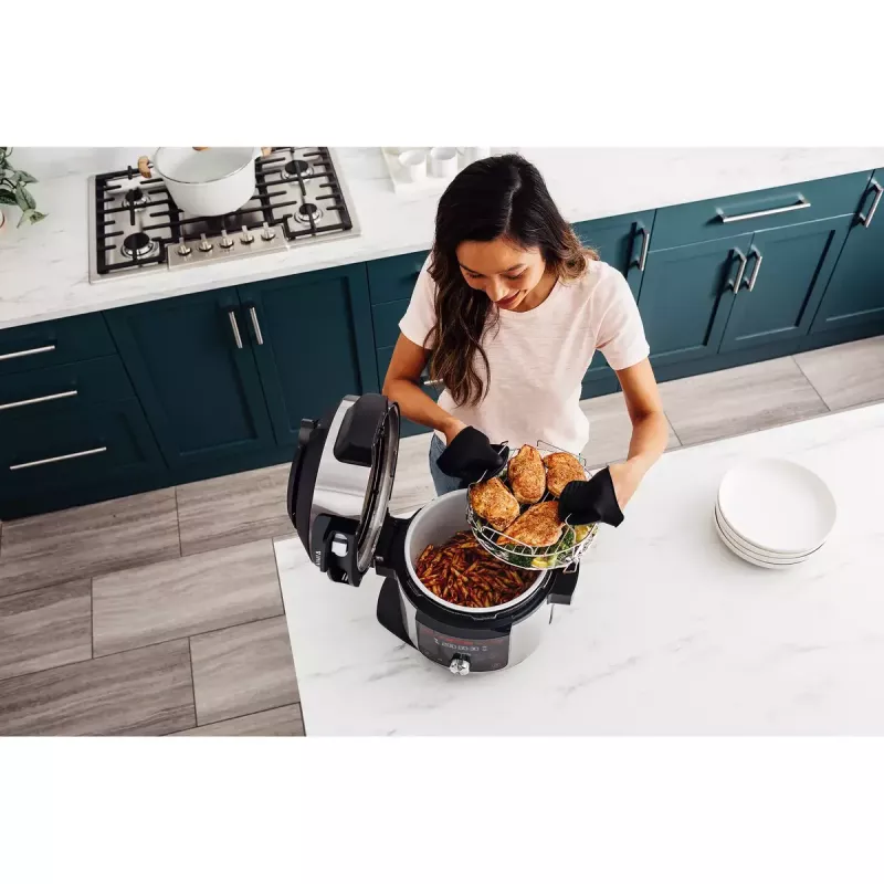 Ninja OL650EU multi cooker 7.5 L 1760 W Black, Stainless steel