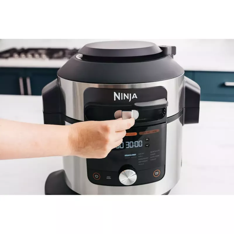 Ninja OL650EU multi cooker 7.5 L 1760 W Black, Stainless steel