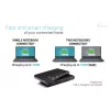 KVM Docking Station i-tec for 2 hosts HDMI, USB-C host interface, PD 2×100W, 4K@60Hz, 2×USB-A