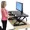 Ergotron WorkFit-T Sit-Stand Desk Converter, Black