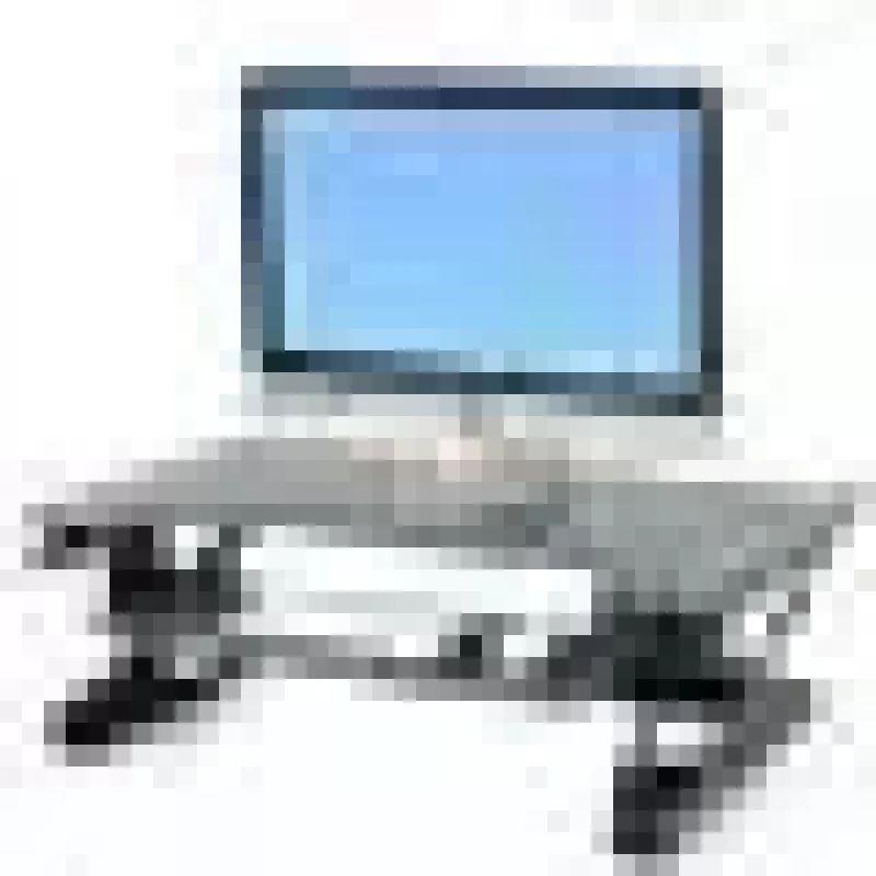 Ergotron WorkFit-T Sit-Stand Desk Converter, Black