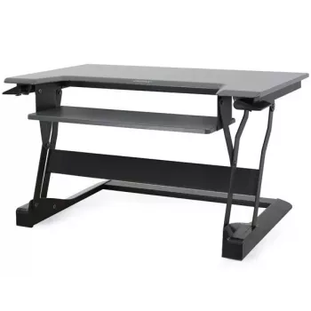 Ergotron WorkFit-T Sit-Stand Desk Converter, Black