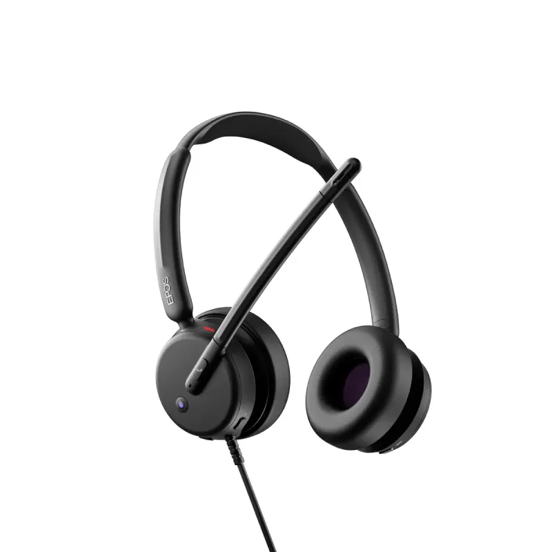 Wired Headphones EPOS IMPACT 400 MS UC ANC USB-C+A — supra-aural, 20–20000 Hz, 2 m cable, 129 g, black