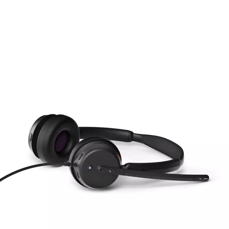 Wired Headphones EPOS IMPACT 400 MS UC ANC USB-C+A — supra-aural, 20–20000 Hz, 2 m cable, 129 g, black