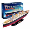 3D Puzzle Cubicfun Titanic Big T4011H — 1024 pieces, scale model ship