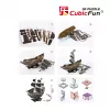 3D Puzzle CubicFun Pirate Ship 'Queen Anne's Revenge' Model T4005H, Cardboard Assembly