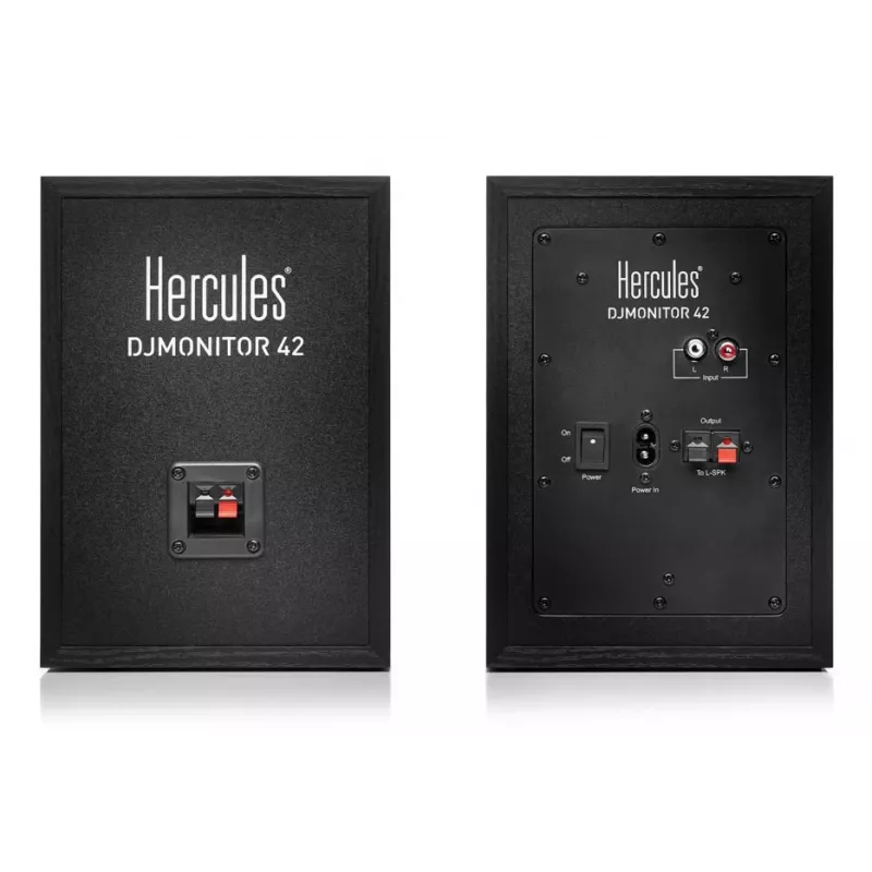 Wired DJ Speaker Hercules DJMonitor 42 — 40 W RMS, 60–20000 Hz, Black