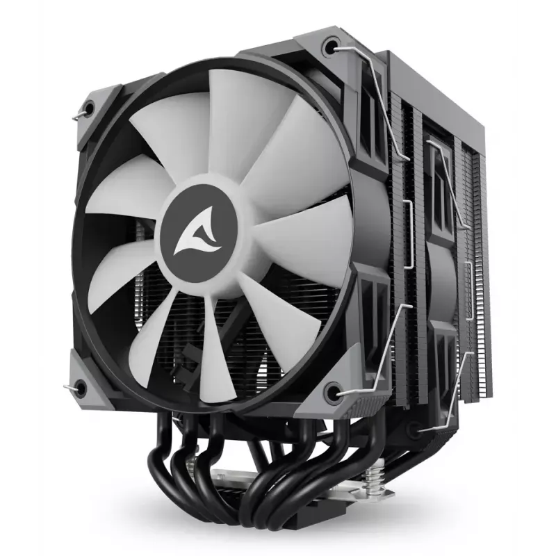 Air cooler Sharkoon A60 RGB 12 cm 500-1800 RPM Black