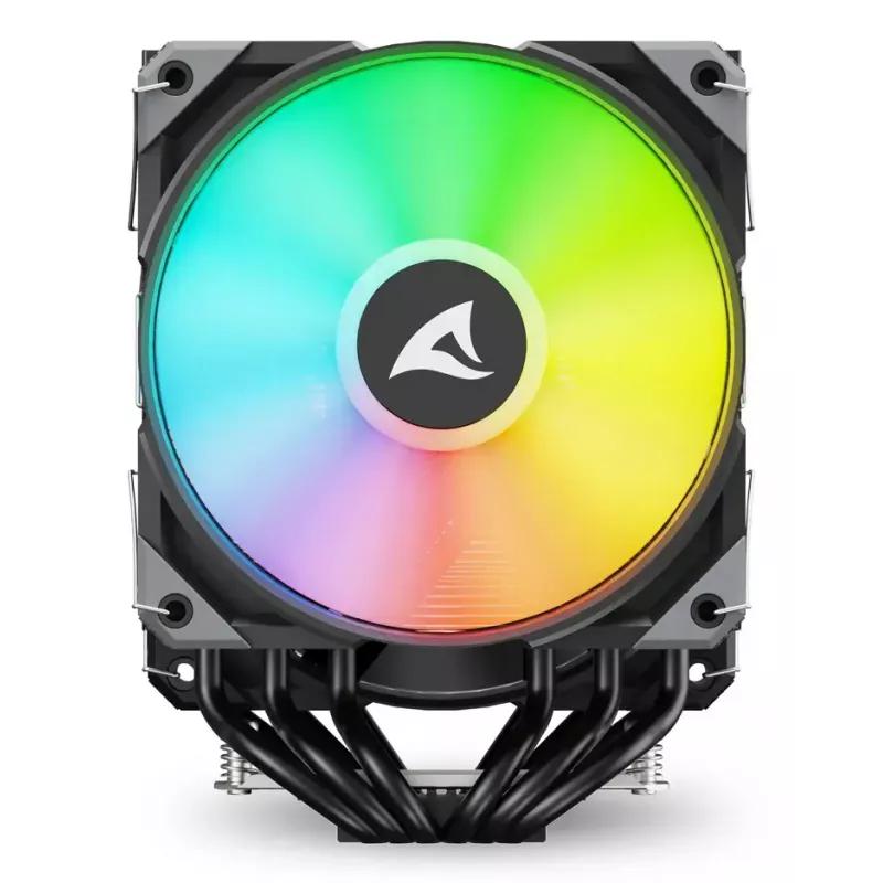 Air cooler Sharkoon A60 RGB 12 cm 500-1800 RPM Black