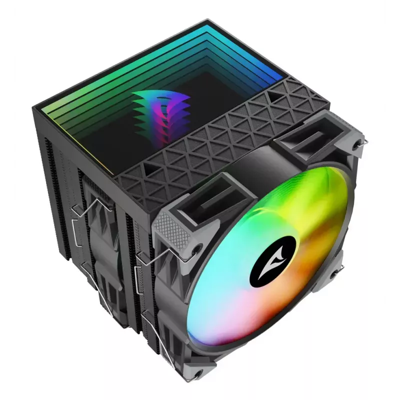 Air cooler Sharkoon A60 RGB 12 cm 500-1800 RPM Black