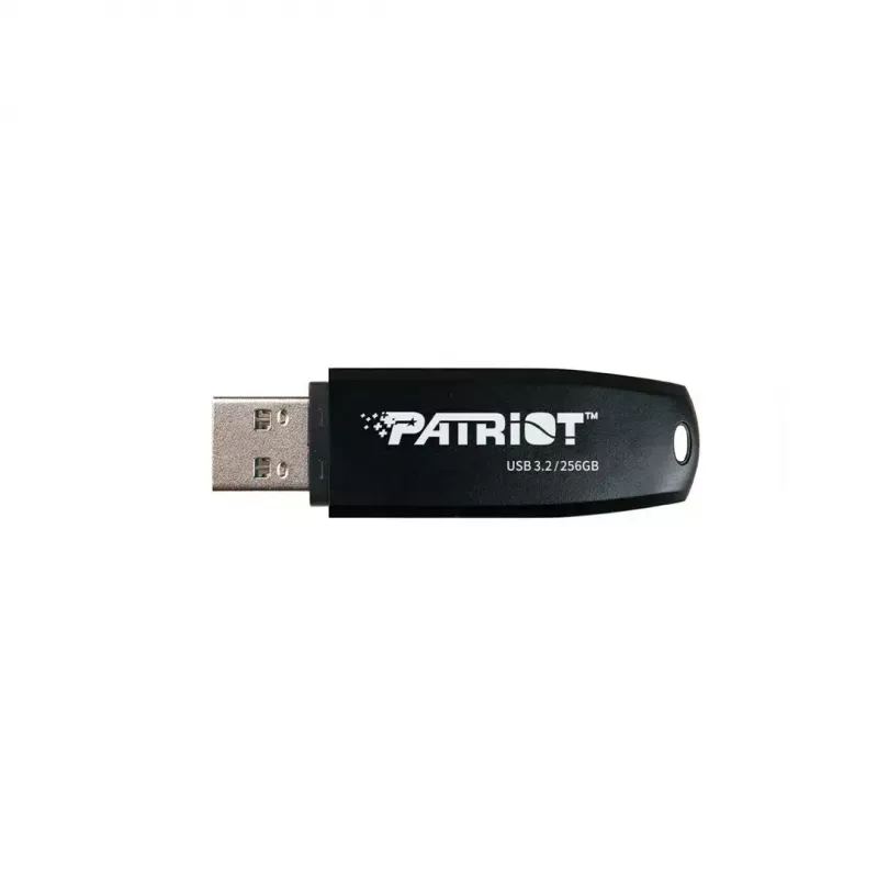 USB flash drive PATRIOT PSF256GXRB3U 256GB USB 3.2 Gen 1 Type-A, 80 MB/s, black, pocket with key ring
