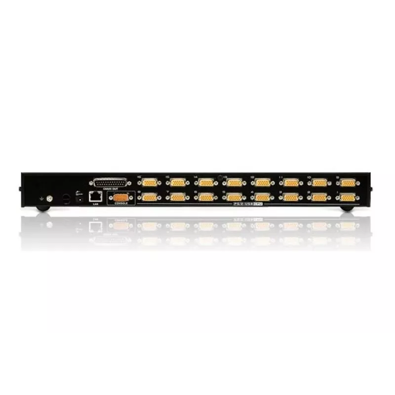 ATEN 16-Port USB - PS/2 VGA KVM Over IP Switch with USB Peripheral port