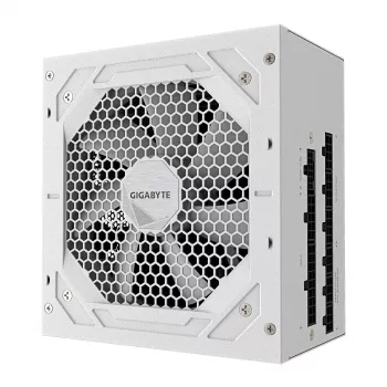 Power Supply Unit GIGABYTE UD850GM PG5 V2 ICE — 850W, PCIe Gen 5.1, 80 PLUS Gold, Fully Modular, 120mm Fan, ATX 3.1, UK Plug, White