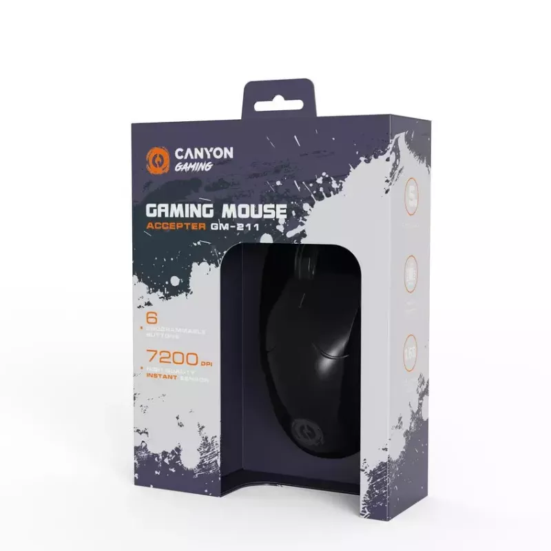 Mouse Canyon Gaming Accepter RGB Backlight CND-SGM211 USB