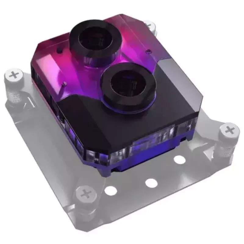 Water block Phanteks EZ-Fit 450 Acrylic Copper POM Black Silver