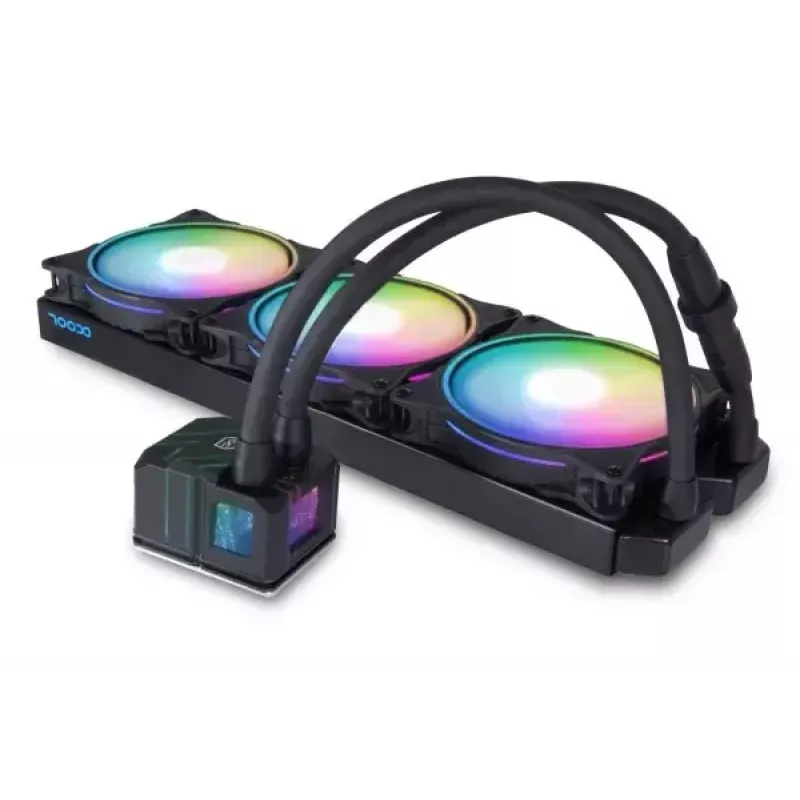 Liquid cooling kit Alphacool Pro Aurora 420 CPU AIO 14 cm Black White