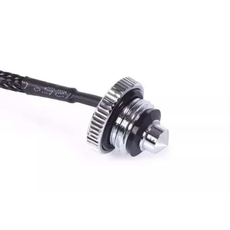 Temperature sensor Alphacool 17597 Brass Black Chrome 18mm 17mm