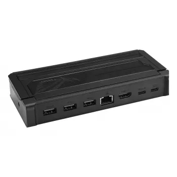 Docking station ASUS ROG Bulwark Dock 2025 DG300 USB Type-C, 1x RJ-45, 1x HDMI, black, 160×74×25.5 mm