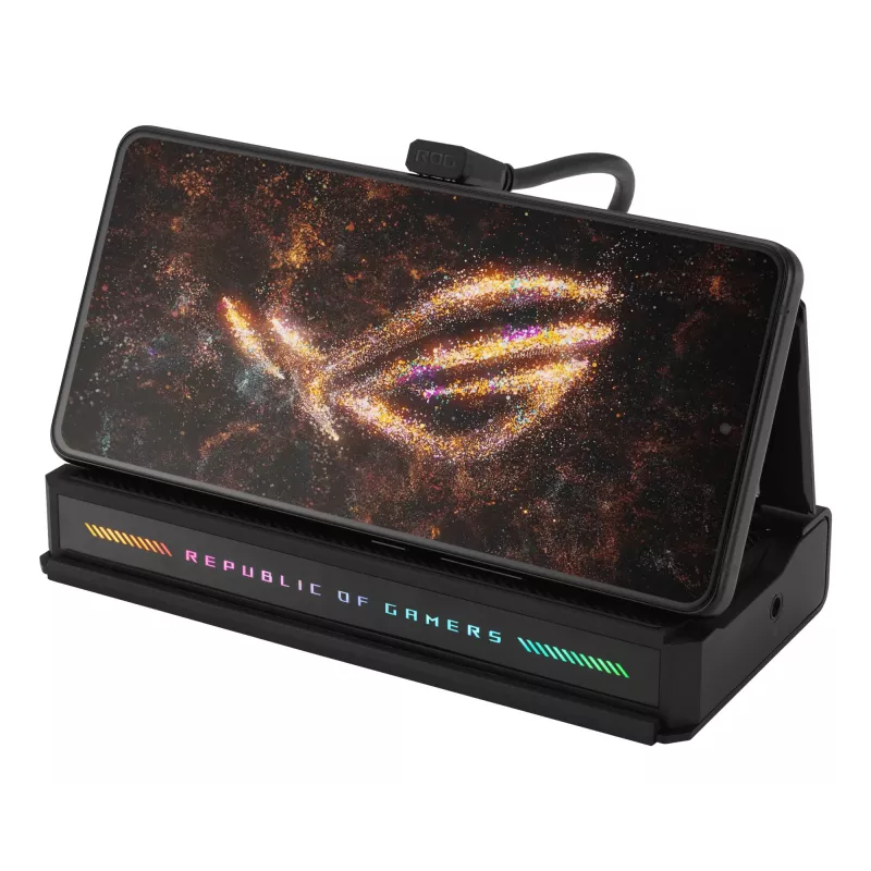 Docking station ASUS ROG Bulwark Dock 2025 DG300 USB Type-C, 1x RJ-45, 1x HDMI, black, 160×74×25.5 mm