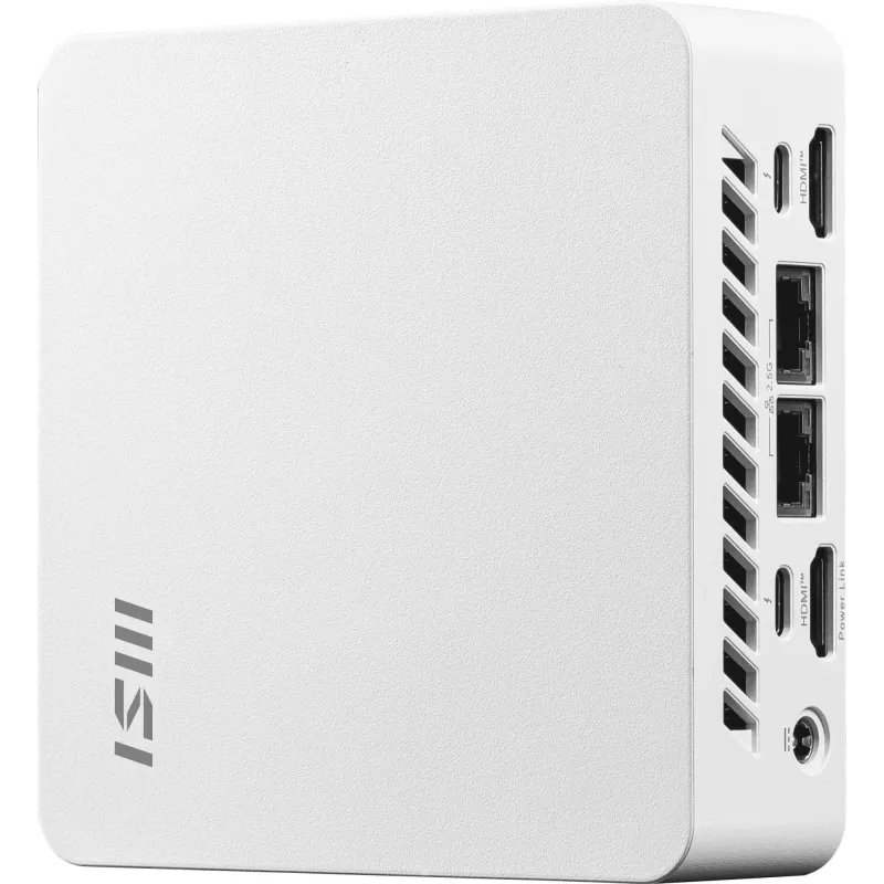 MSI Cubi NUC AI 1UMG-062EU PC/workstation Intel Core Ultra 5 125H 16 GB DDR5-SDRAM 512 GB SSD Windows 11 Pro Mini PC White