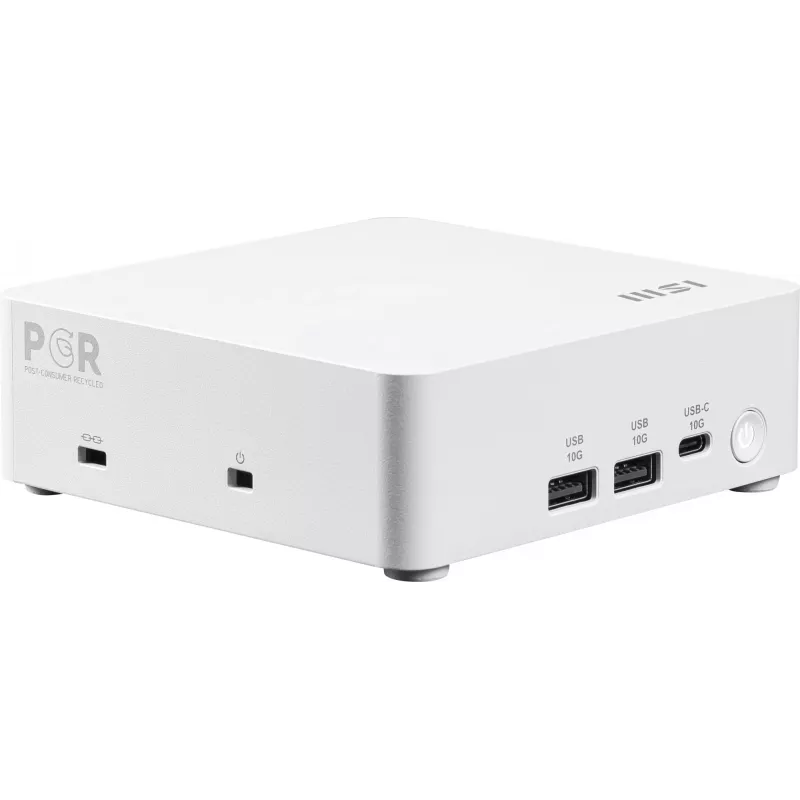 MSI Cubi NUC AI 1UMG-062EU PC/workstation Intel Core Ultra 5 125H 16 GB DDR5-SDRAM 512 GB SSD Windows 11 Pro Mini PC White