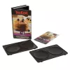 Sandwich maker Tefal XA8010 — compact sandwich press, black, 226×132 mm footprint