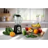 Tabletop blender Tefal BL4358 — 800 W, 1.25 L glass jar, ice crushing, black/brushed steel
