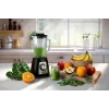 Tabletop blender Tefal BL4358 — 800 W, 1.25 L glass jar, ice crushing, black/brushed steel