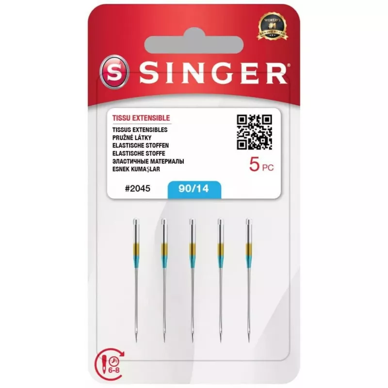 SINGER sewing machine needle N204514M503 (SZ14 BLST) size 14 for domestic and industrial machines