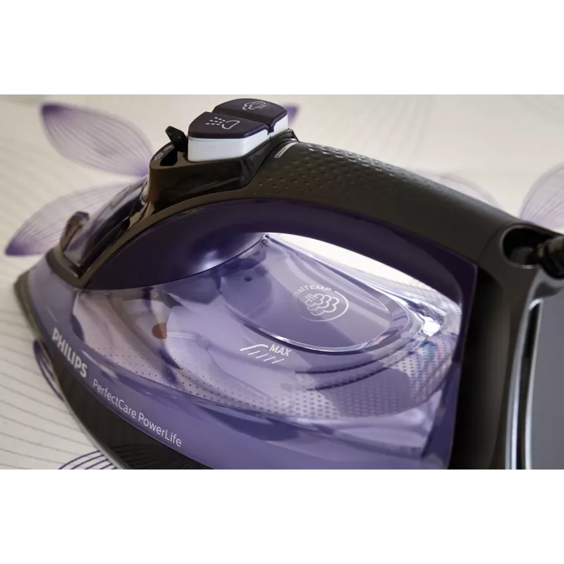 Philips PerfectCare GC3925/30 iron Steam iron SteamGlide Plus soleplate 2500 W Black, Violet