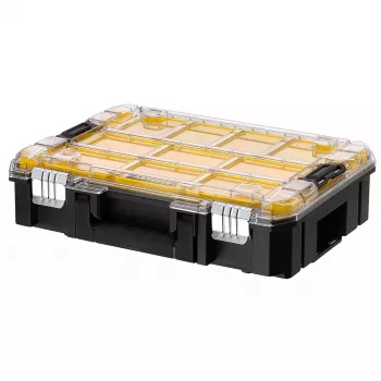 Tool box STANLEY FMST82967-1, metal & polycarbonate, 337×440×119 mm, black/transparent/yellow